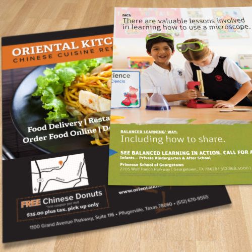 Flyer and sell sheet printing